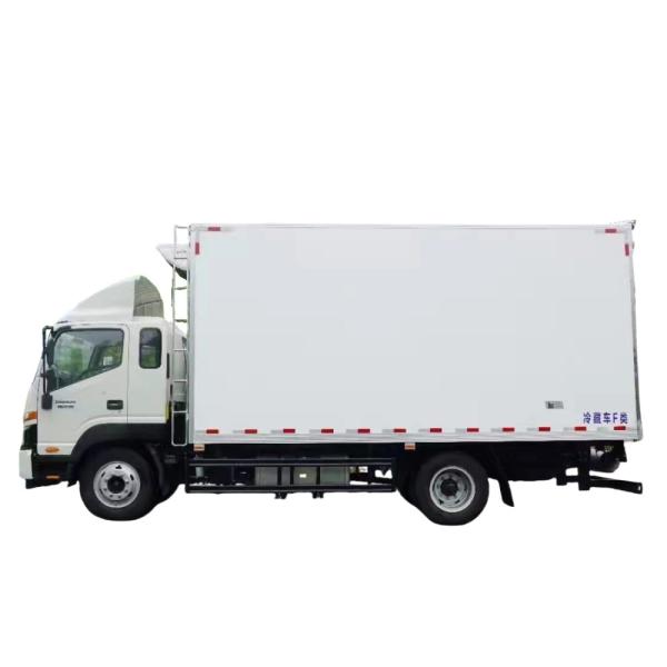 5 Ton JAC 4x2 Refrigerated Van Freezer Box Truck  in Chile 4L Engine Capacity