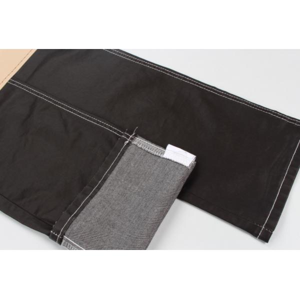 6.8 унций покрытия спандекс джинсовой ткани для женщин черный покрытие джинсы ткани