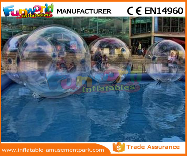 Футбол пузыря воды шарика Зорб прочной прозрачной воды идя раздувной