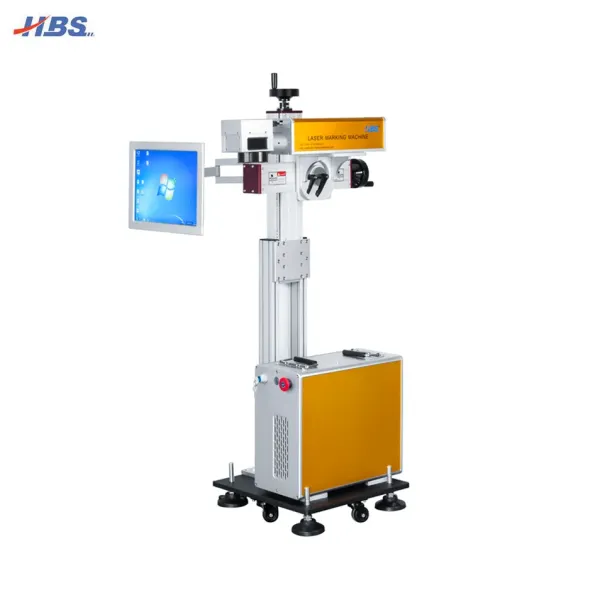 20W Online Flying Fiber Laser Marking Machine/Laser Marker