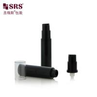 A003 5ml 10ml 12ml 15ml Mini tamaño de bolsillo Botella de bomba de plástico redonda sin aire para el suero facial Embalaje cosmético