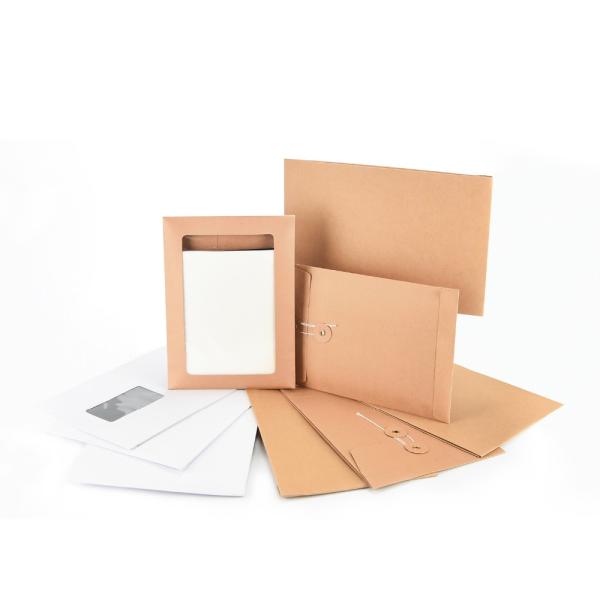 Express Packing Kraft Paper V Bottom Gusset Seam Recycled Custom Shipping Envelopes