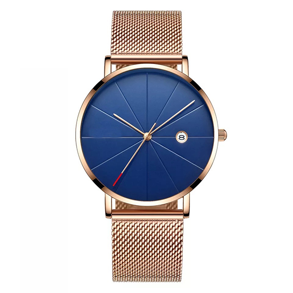 Наручные часы дела роскошные, многофункциональная задняя часть нержавеющей стали дозора