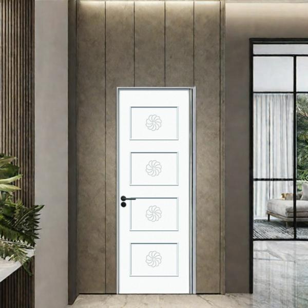 Portas ocas WPC funcionais e elegantes para ambientes úmidos