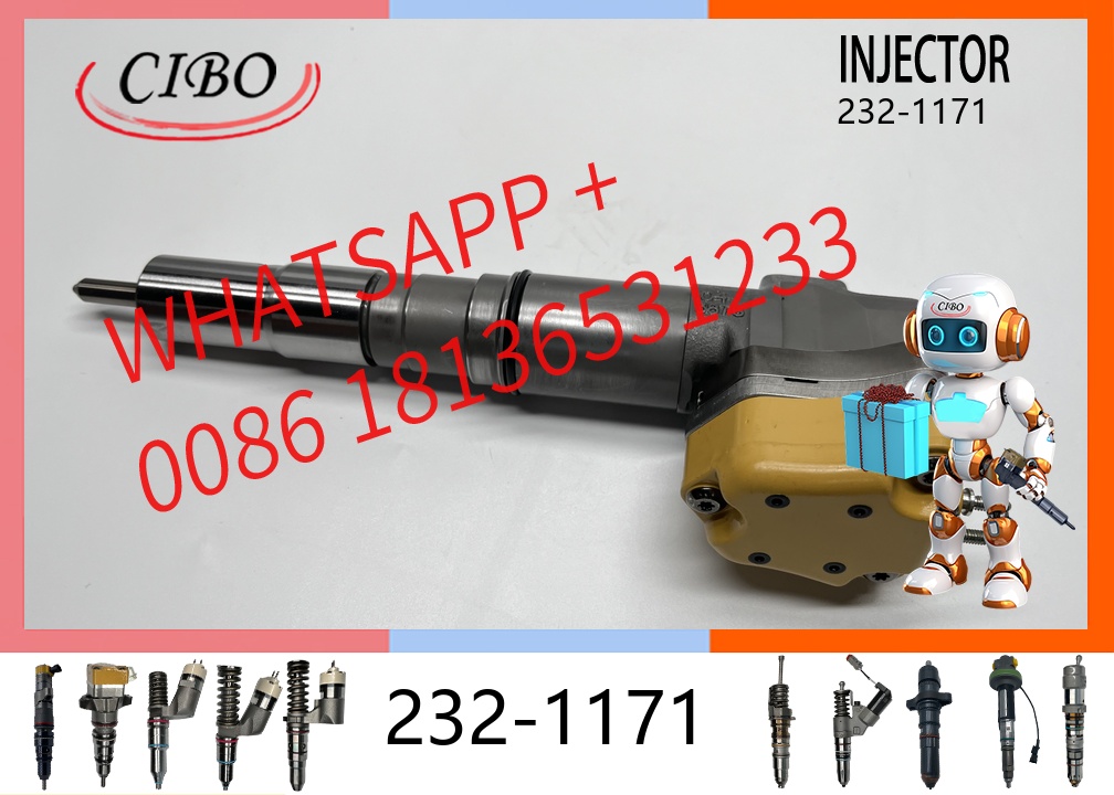 original 232-1171 Diesel Fuel Injector for 3408 3412 Engine Excavator Common Rail Injection Nozzle Assembly Replacement for OEM 2321171 10R-1267 original new injector