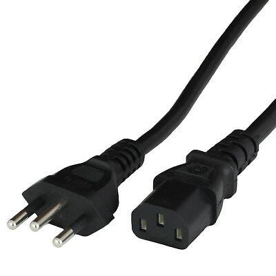 Brazil C13 12v Extension Cord PVC Jacket Material With Long Lifespan
