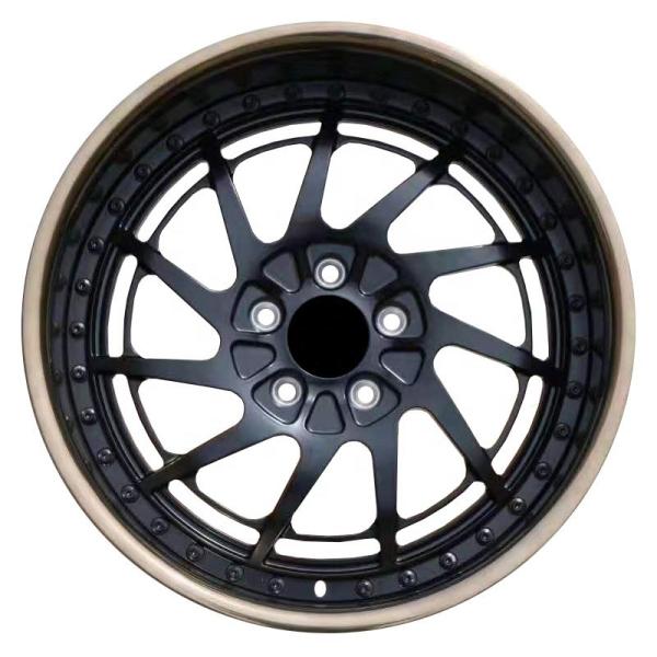 Two pieces custom deep rims for car 18 19 20 21 22 inch alloy wheels forged car wheels