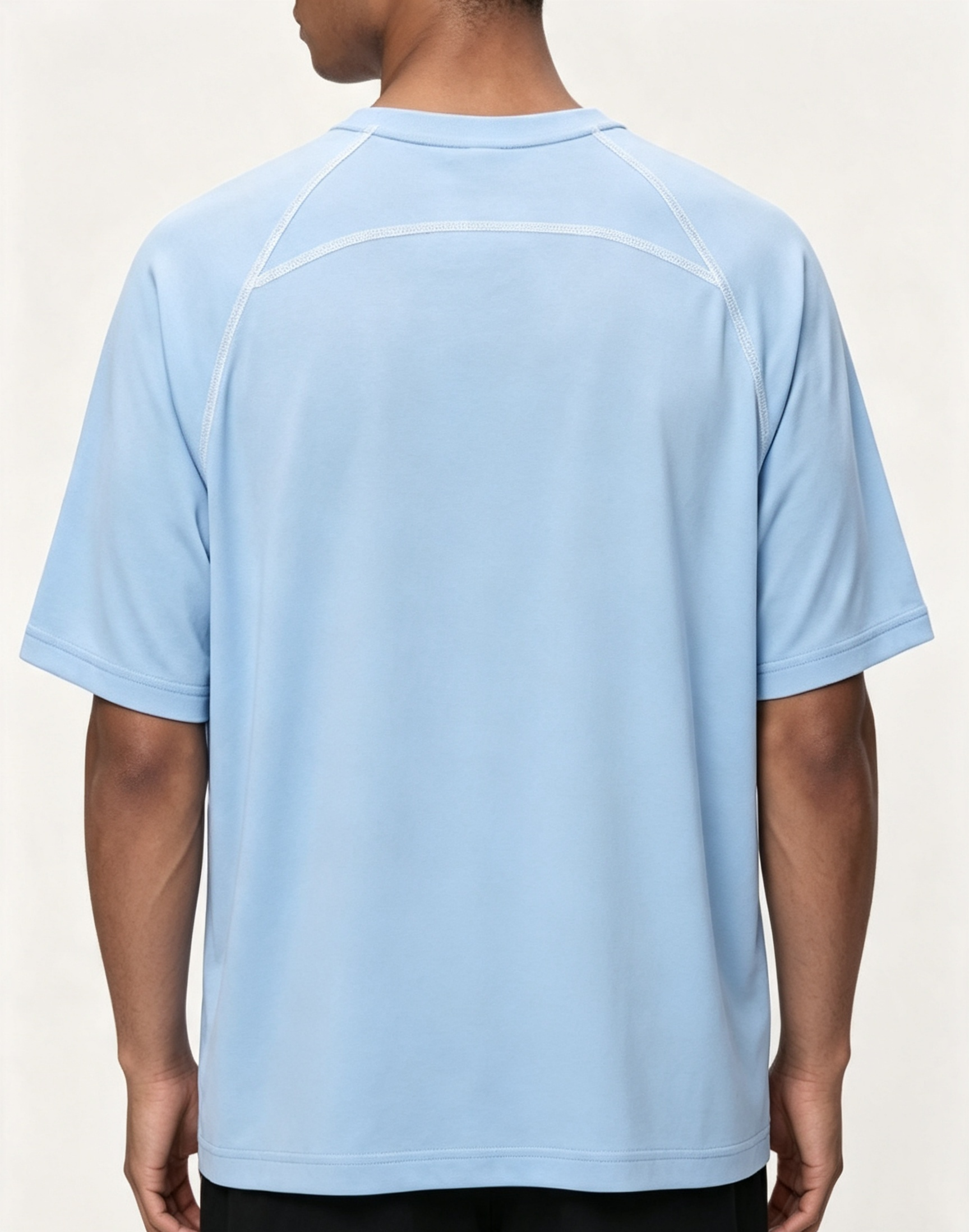 Men’s Quick-Dry Athletic T-Shirt Breathable Casual Raglan Sleeve Summer Sports Top