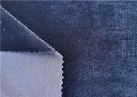 Encogimiento hecho punto deformación de la tela del terciopelo del estiramiento resistente para la ropa