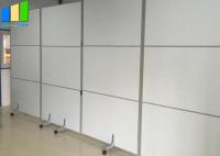Separação de dobramento da parede da baixa altura do restaurante com divisor do escritório da melamina do Mdf das rodas com rodas