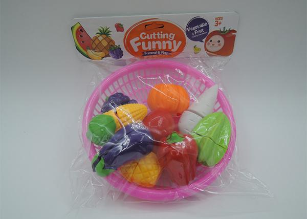 Kitchen Pretend Role Play Children's Play Toys 12 Pcs Fruit Vegetable Cutting