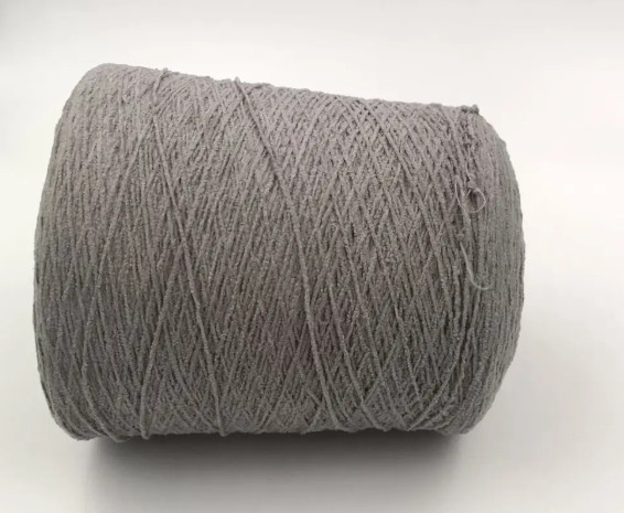 100% Cotton Chenille Yarn Dyed Texturized Type 1/6NM-1.2NM Count