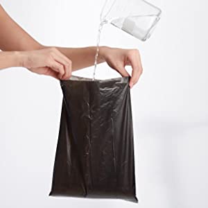 Cornstarch 100% Compostable Biodegradable Dog Poop Bags, Compostable Pet Poop Dog Print Bags, Pick Up Waste Pet Dog Poop