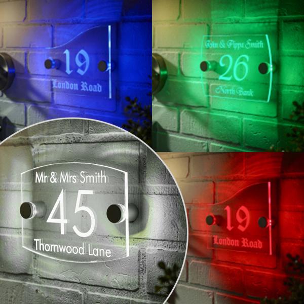 Дом номер знак светодиодные акриловые вывески рекламные вывески офисные двери табличка гостиничные двери