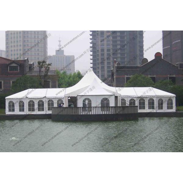 Customized Mixed High Peak Multi-side Tent For Wedding Party
