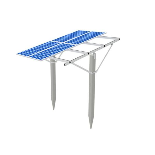 Single Pole Structure AL 6005 Solar Ground Mount System
