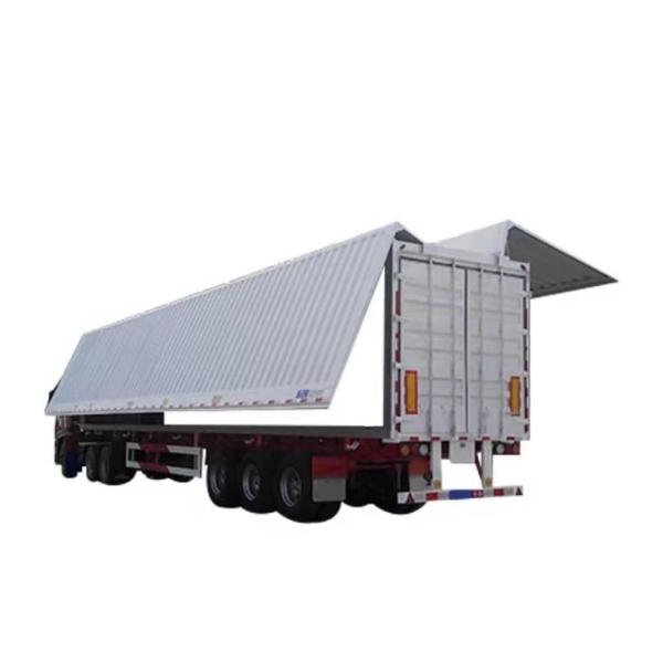Camionette Light Spread Wing Open Steel Semi-Trailer Flying Wing Transport Vehicle