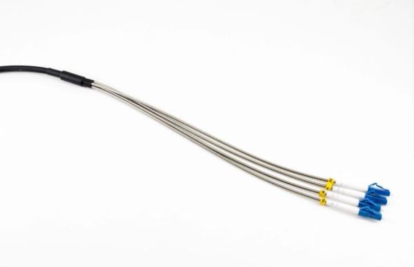 Base Station Fiber Cable Assembly BBU/RRU CPRI Armored Patch Cord GYFJH 2A1a LSZH