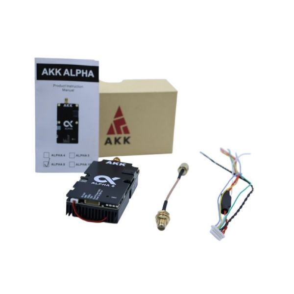80 Channels FPV VTX Video Transmitter AKK 5.8GHz High Power 12-28V