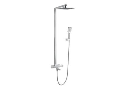 Hotel Bathroom Luxury Bath Faucet Overhead Rainfall Thermostatic Shower Head Set
