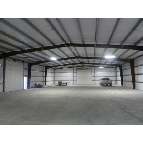 Heavy Duty Autocad Software Steel Structure Warehouse Building Metal Storage Facility For Waterproof Storage