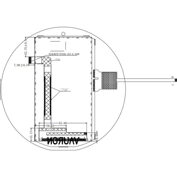 720x1280 ставит точки 5 интерфейс дисплея ILI9881C MIPI модуля дюйма TFT LCD