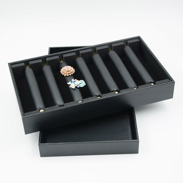 Retail Ring Jewelry Display Box / Case With Cover Eco Friendly Lightweight