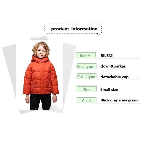 Trendy Brand Clothing Children Outdoor Coat Uniform Puffer Genuine Fashion Winter Feather Down Jacket