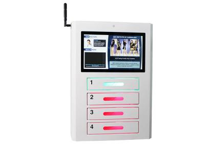 Network Signage Wifi Public Cell Phone Charging Station LCD Advertisement Display