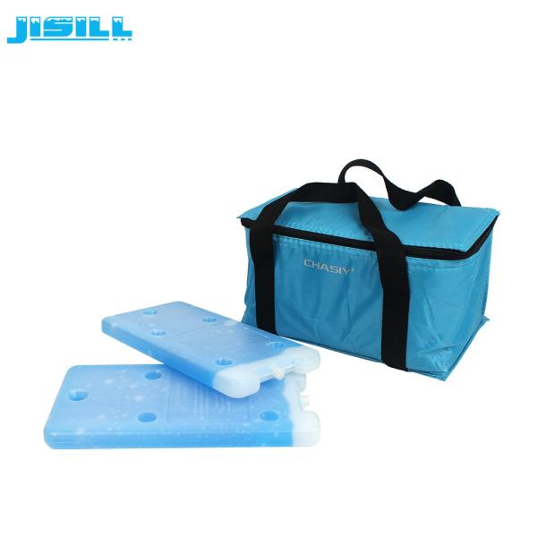 Bloco de gelo frio refrigerando plástico duro da placa Eutectic do gel do HDPE por atacado de 22*11*1.8 CM para o alimento