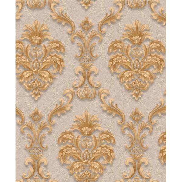 pvc vinyl project wallpaper new design classice damask washable hotel homedeco