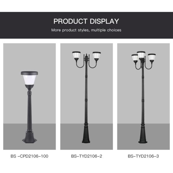 Конус Mono открытого сада панели солнечных батарей солнечный светлый интегрированный для подъездной дороги дорожки