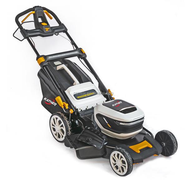 40V Lithium Battery Powered Garden Lawn Mower with Self Propelled Function and Grass Box