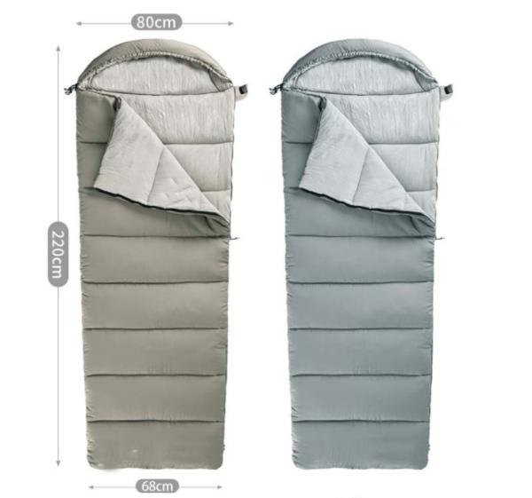 Factory Direct 3 Season Outdoor Cotton Sleeping Bag  hiking Super Warm Nylon Winter Ultralight Compact Sleeping Bag