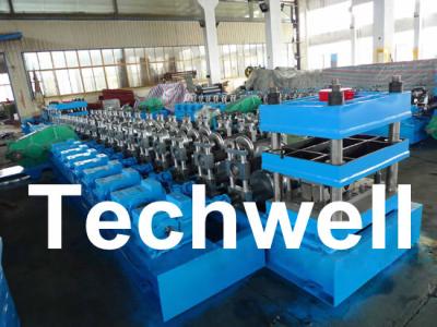 7 rolos que nivelam o rolo do corrimão da via expressa que forma a máquina para a barreira de impacto TW-W312