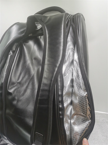Practical Padel Racket Carrying Bag Made of lychee leather
