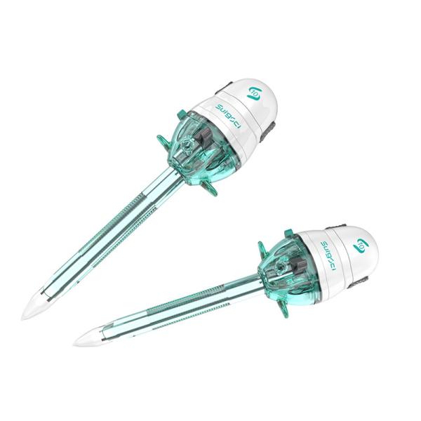 Single Use Trocar With No Blade Laparoscopic Instruments 10mm