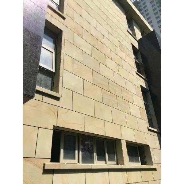 Хонингованное плакирование песчаника заволакивания стены 10-50mm песчаника толстое внешнее