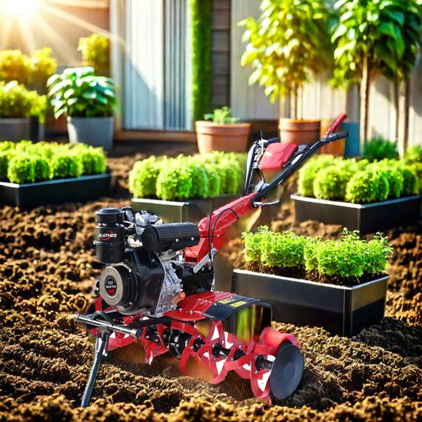 7/9/12/15hp Diesel Power Tiller Walking Tractor for Household in Agricultural Farm