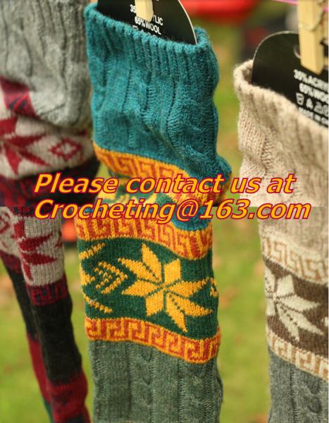 Lovely design cotton chrismas socks,hand knitted Sock,chrismas sock, Slipper Sock,hand kni