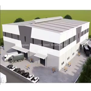 Fire Rated Grade A Large Clear Span Prefab Steel Structure Workshop Factory 60m Width Q355B Portal Frame
