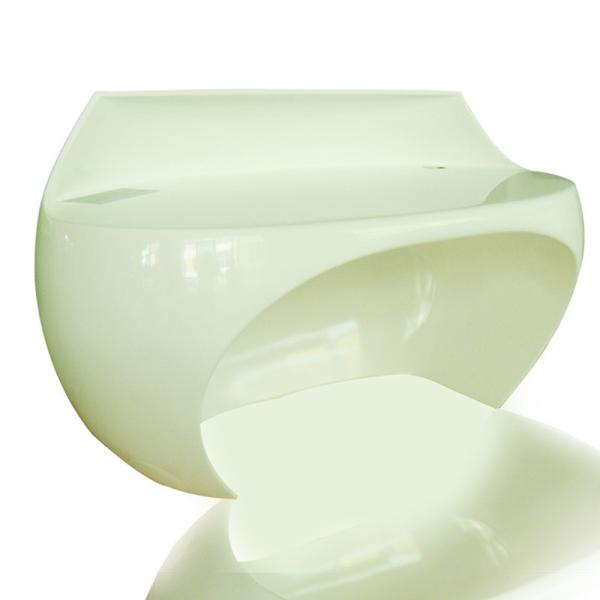 Pink / Green Beauty Salon Reception Desk , Exquisite Durable Retail Reception Desk