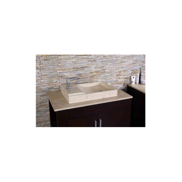 Predrilled Custom Bathroom Vanity Tops No Overflow Hole Bacteria Free Environment