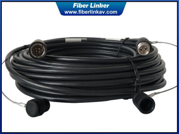 100meter 3K.93C SMPTE HDTV Hybrid Fiber Cable Compatible with Lemo