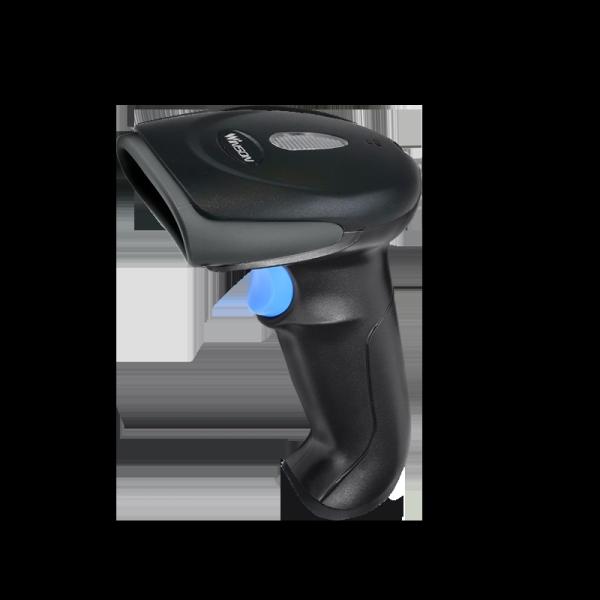 Handheld CMOS Image Blue tooth Wireless Inventory 2D 1D QR Bar Code Reader Barcode Scanner with Stand for Computer POS Warehouse