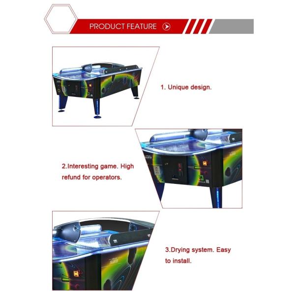 Машина аркады хоккея воздуха игрока толкателя 4 монетки для клуба и Адвокатуры