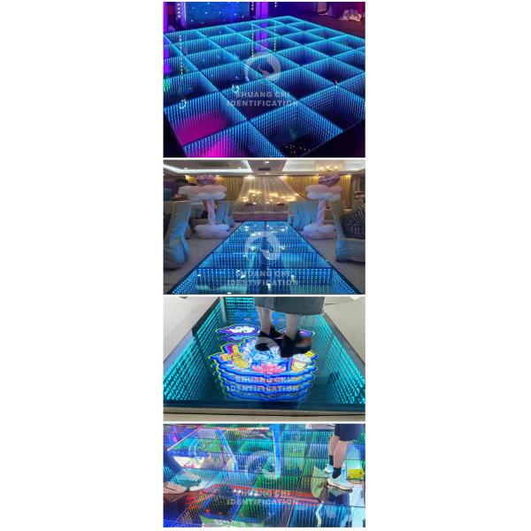 3D бесконечное светодиодное зеркало свадебная вечеринка светодиодные цифровые танцевальные фонари для свадьбы в дискотеке