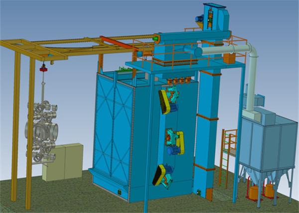 High Efficiency Hook Type Shot Blasting Machine Spare Parts Rust Cleaning Machine