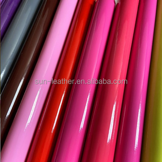 OEM TPU Mirror PU Synthetic Leather Fabric for Shoes Women