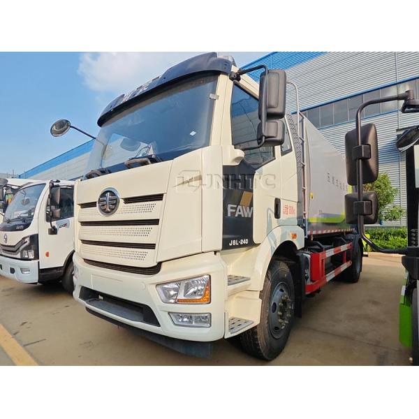 Новый мусоровоз FAW 4х2 240 л.с. 12м3 компактный мусоровоз горячая продажа